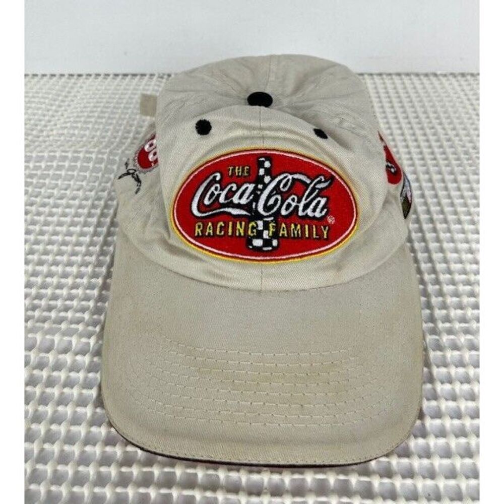 The Coca-Cola Racing Family Hat NASCAR Greatest Team Ever‎ Assembled Tan Cap